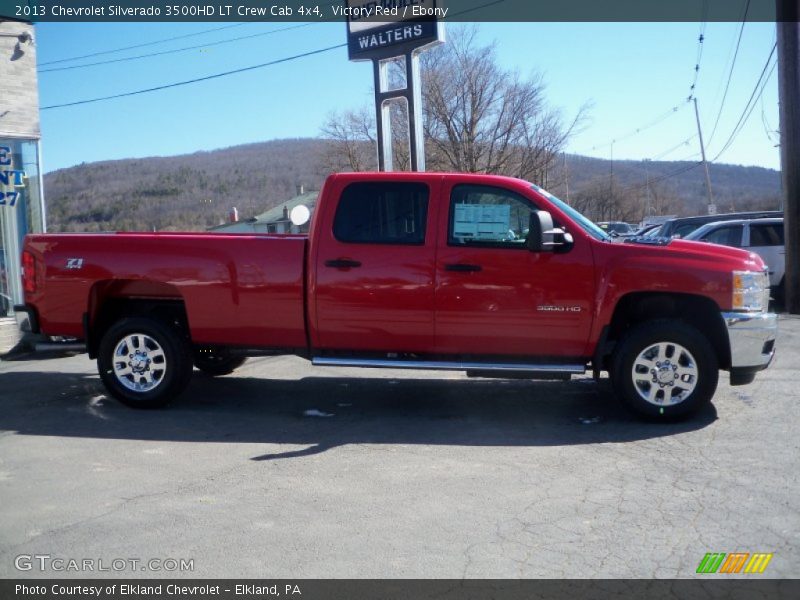 Victory Red / Ebony 2013 Chevrolet Silverado 3500HD LT Crew Cab 4x4