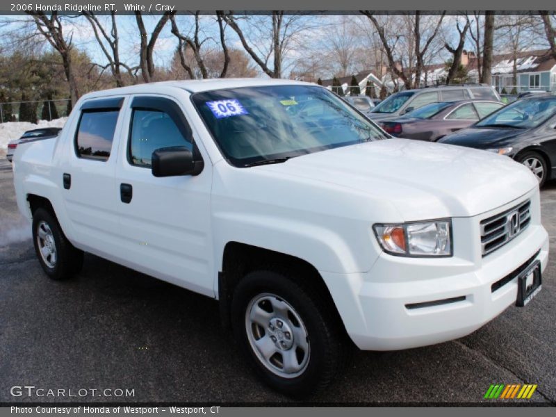 White / Gray 2006 Honda Ridgeline RT