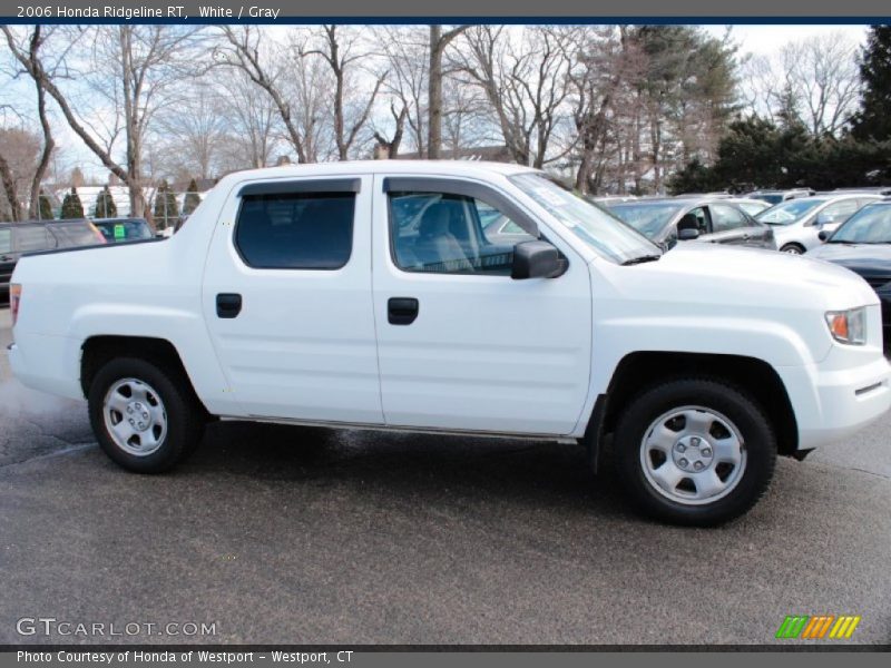 White / Gray 2006 Honda Ridgeline RT