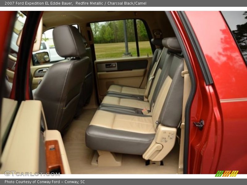 Redfire Metallic / Charcoal Black/Camel 2007 Ford Expedition EL Eddie Bauer