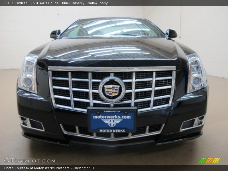 Black Raven / Ebony/Ebony 2012 Cadillac CTS 4 AWD Coupe