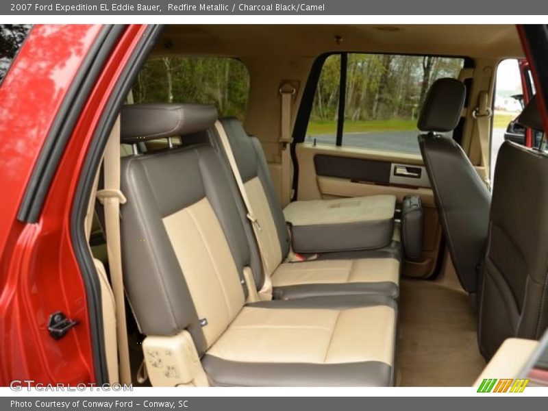 Redfire Metallic / Charcoal Black/Camel 2007 Ford Expedition EL Eddie Bauer