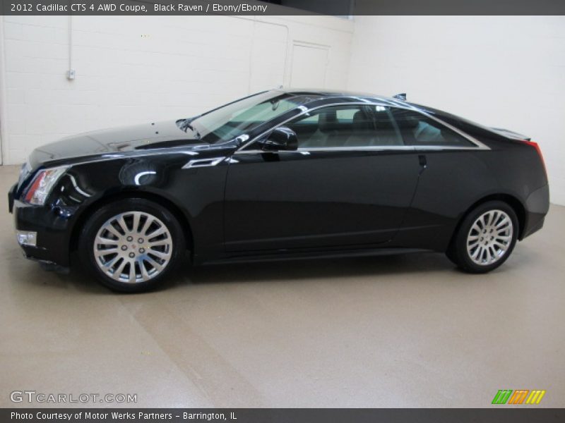 Black Raven / Ebony/Ebony 2012 Cadillac CTS 4 AWD Coupe