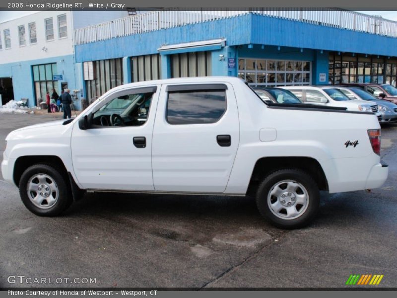 White / Gray 2006 Honda Ridgeline RT