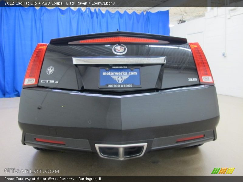 Black Raven / Ebony/Ebony 2012 Cadillac CTS 4 AWD Coupe