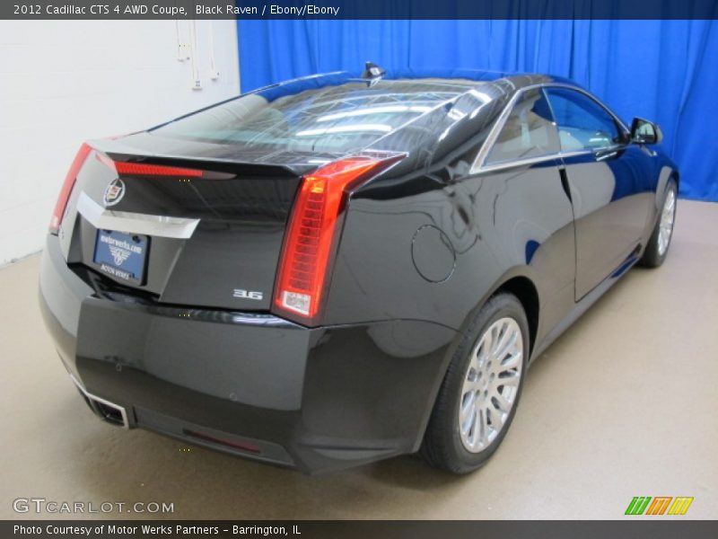 Black Raven / Ebony/Ebony 2012 Cadillac CTS 4 AWD Coupe