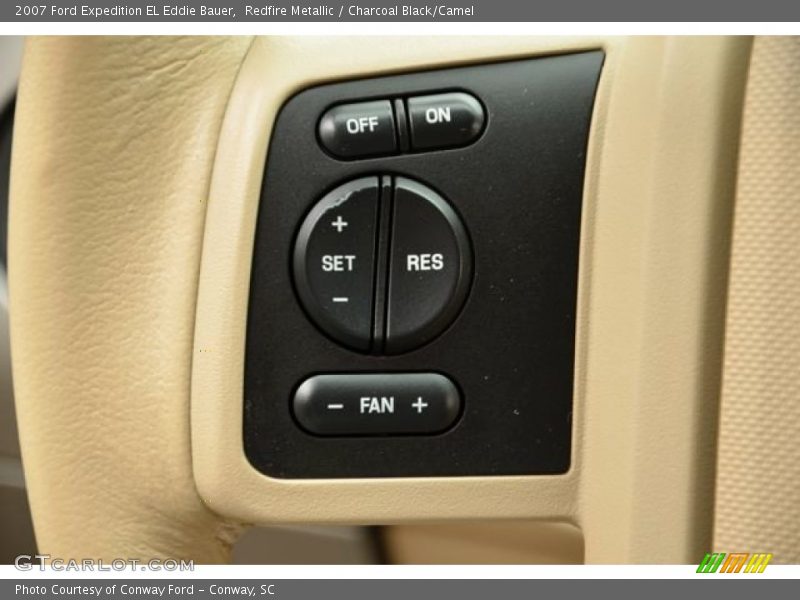 Redfire Metallic / Charcoal Black/Camel 2007 Ford Expedition EL Eddie Bauer