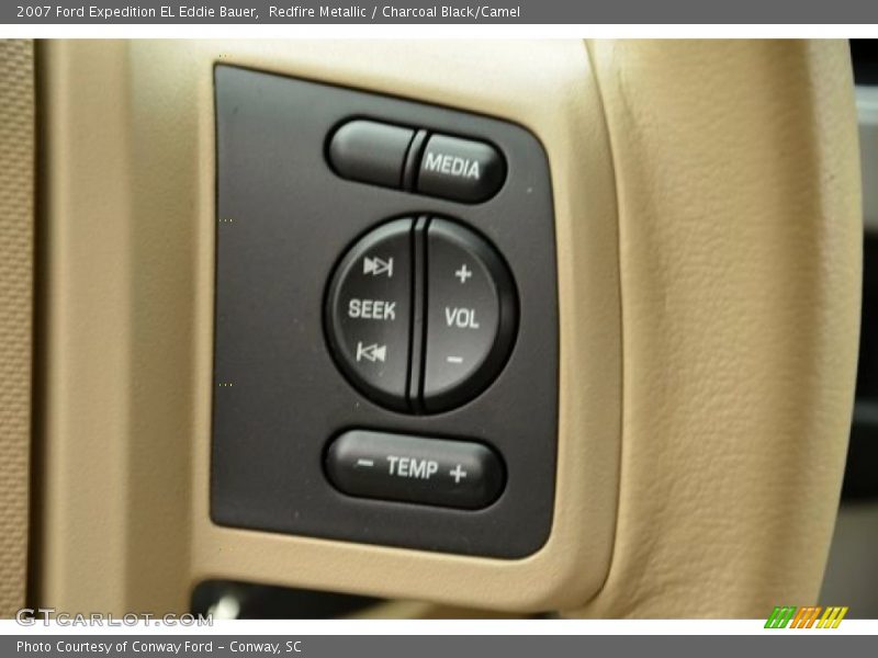 Redfire Metallic / Charcoal Black/Camel 2007 Ford Expedition EL Eddie Bauer