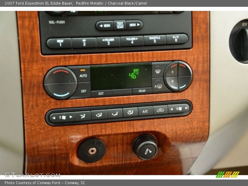 Redfire Metallic / Charcoal Black/Camel 2007 Ford Expedition EL Eddie Bauer