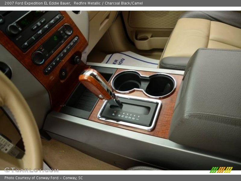 Redfire Metallic / Charcoal Black/Camel 2007 Ford Expedition EL Eddie Bauer