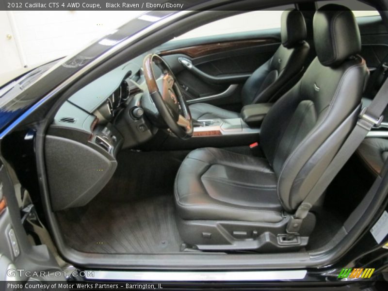 Black Raven / Ebony/Ebony 2012 Cadillac CTS 4 AWD Coupe