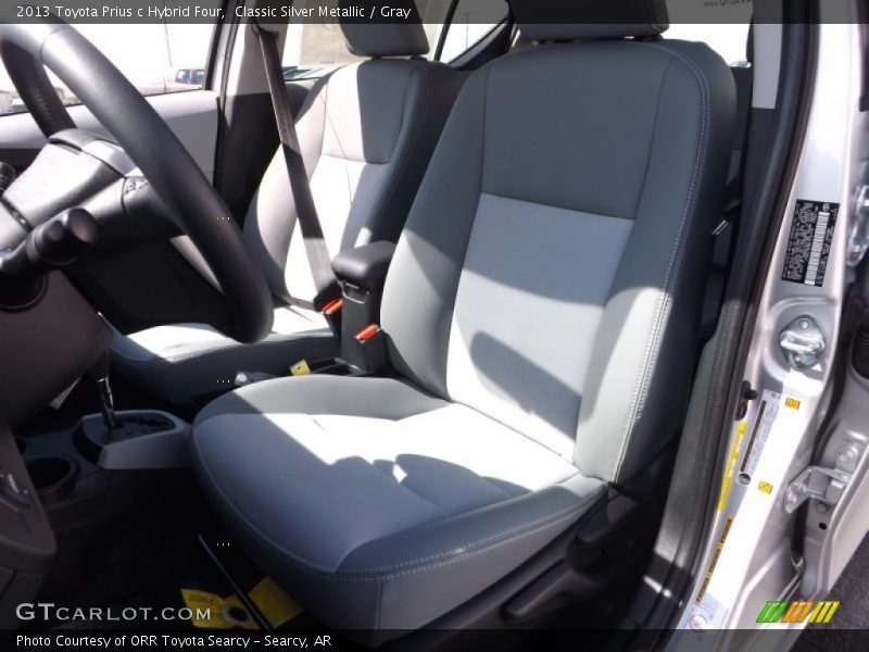 Classic Silver Metallic / Gray 2013 Toyota Prius c Hybrid Four
