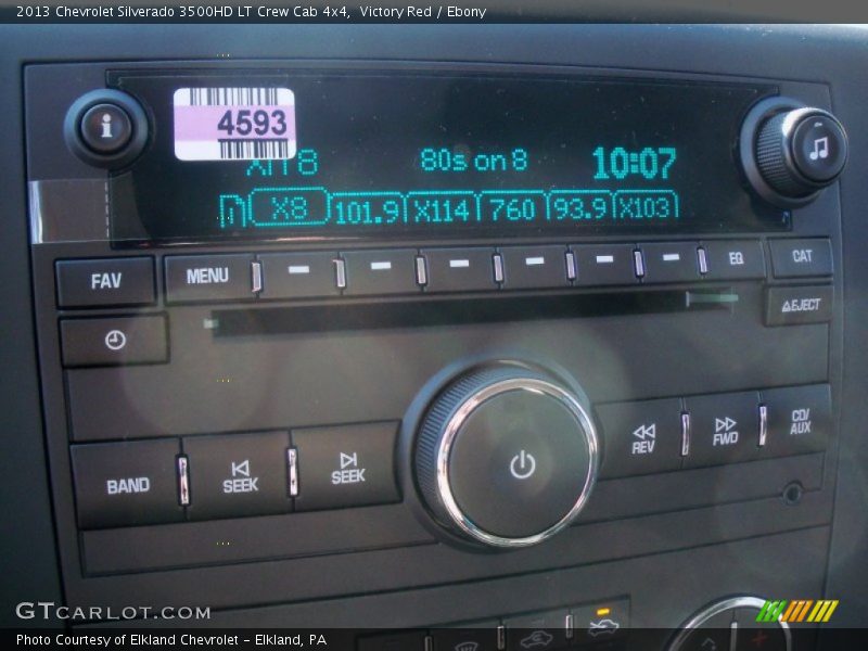 Victory Red / Ebony 2013 Chevrolet Silverado 3500HD LT Crew Cab 4x4