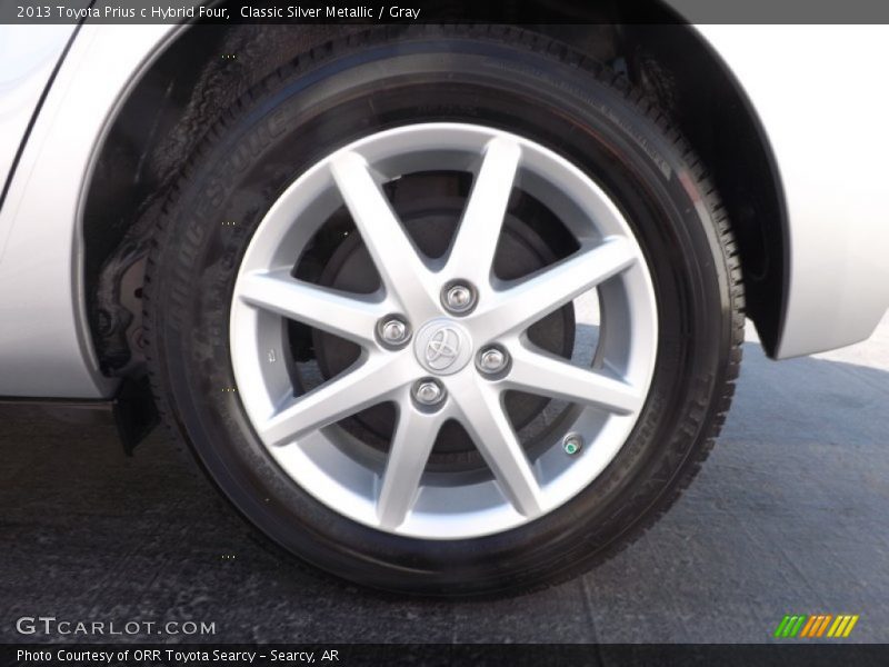 Classic Silver Metallic / Gray 2013 Toyota Prius c Hybrid Four