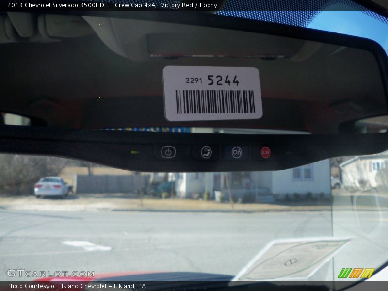 Victory Red / Ebony 2013 Chevrolet Silverado 3500HD LT Crew Cab 4x4