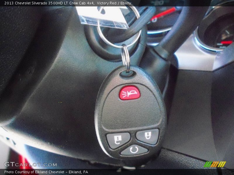 Victory Red / Ebony 2013 Chevrolet Silverado 3500HD LT Crew Cab 4x4