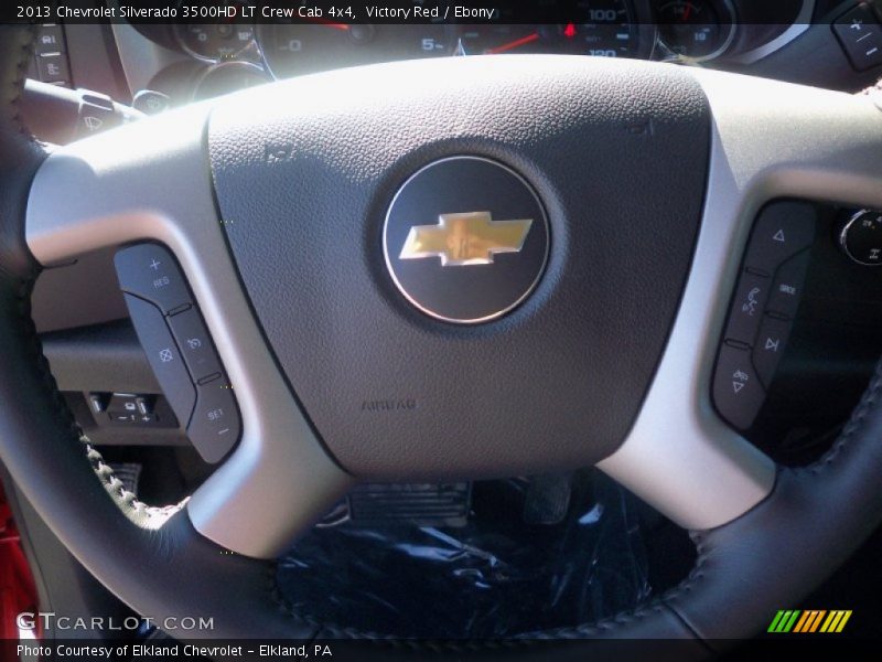 Victory Red / Ebony 2013 Chevrolet Silverado 3500HD LT Crew Cab 4x4