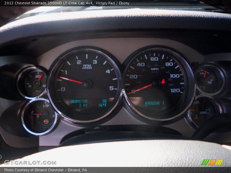 Victory Red / Ebony 2013 Chevrolet Silverado 3500HD LT Crew Cab 4x4