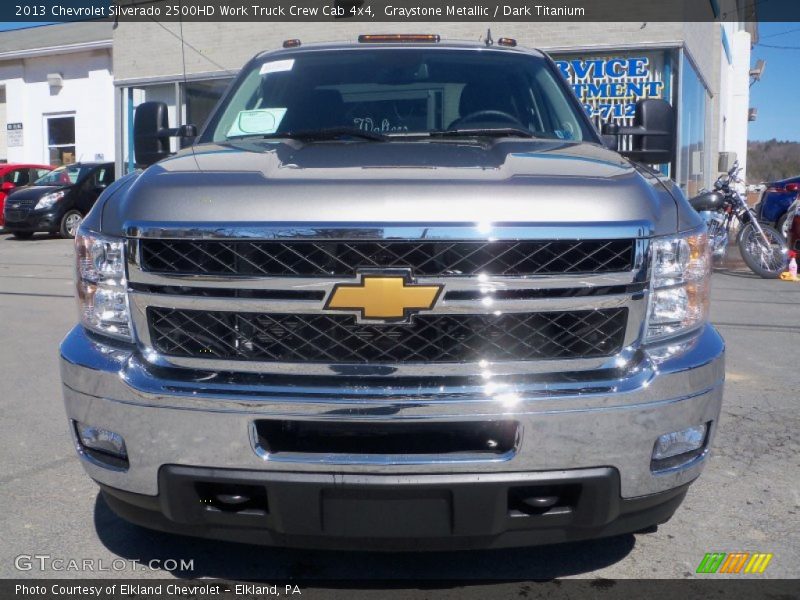 Graystone Metallic / Dark Titanium 2013 Chevrolet Silverado 2500HD Work Truck Crew Cab 4x4