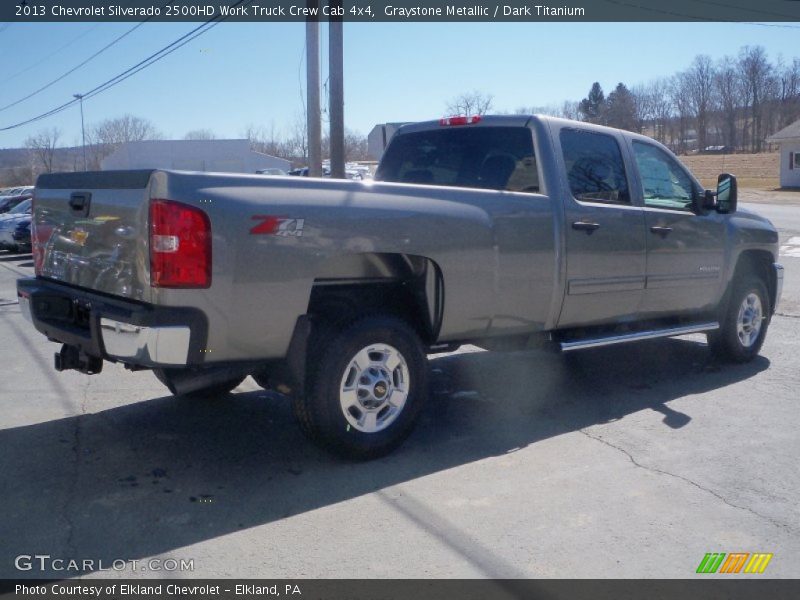 Graystone Metallic / Dark Titanium 2013 Chevrolet Silverado 2500HD Work Truck Crew Cab 4x4