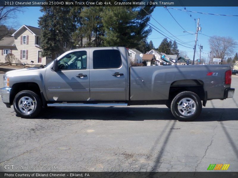 Graystone Metallic / Dark Titanium 2013 Chevrolet Silverado 2500HD Work Truck Crew Cab 4x4