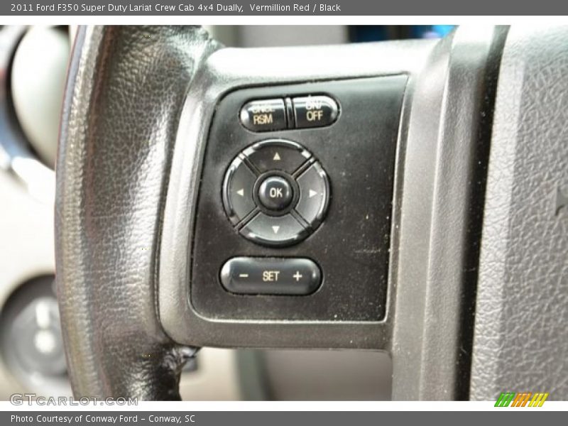 Controls of 2011 F350 Super Duty Lariat Crew Cab 4x4 Dually