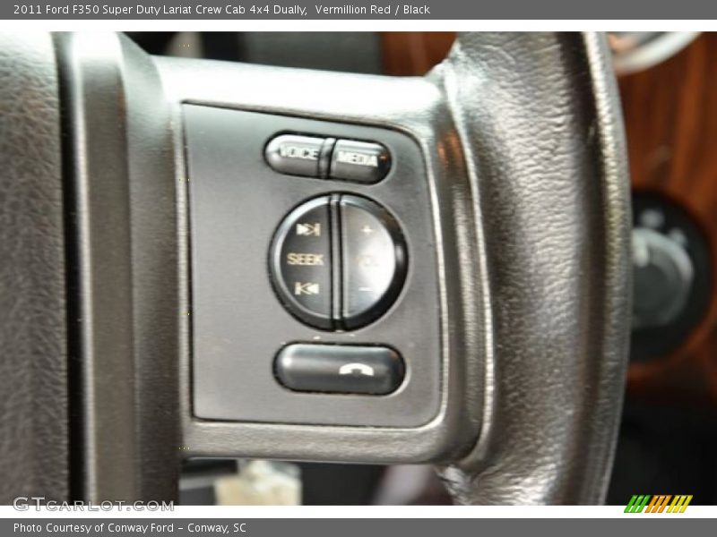 Controls of 2011 F350 Super Duty Lariat Crew Cab 4x4 Dually