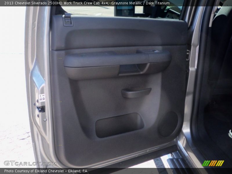 Graystone Metallic / Dark Titanium 2013 Chevrolet Silverado 2500HD Work Truck Crew Cab 4x4