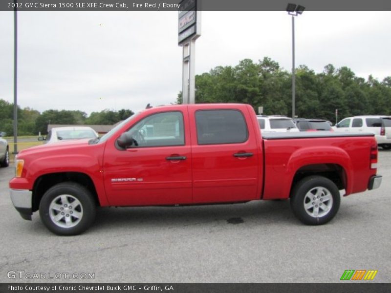Fire Red / Ebony 2012 GMC Sierra 1500 SLE XFE Crew Cab