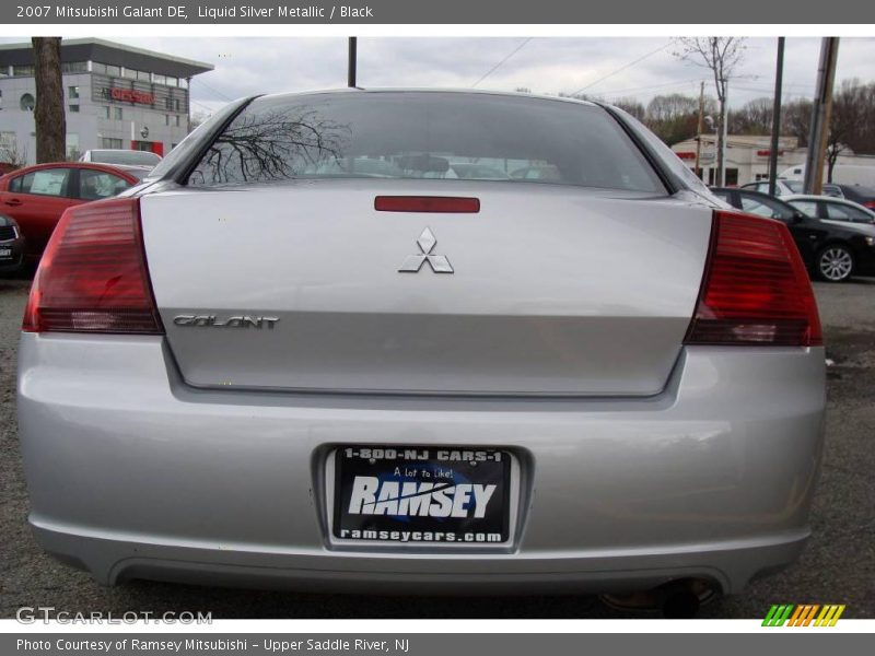 Liquid Silver Metallic / Black 2007 Mitsubishi Galant DE