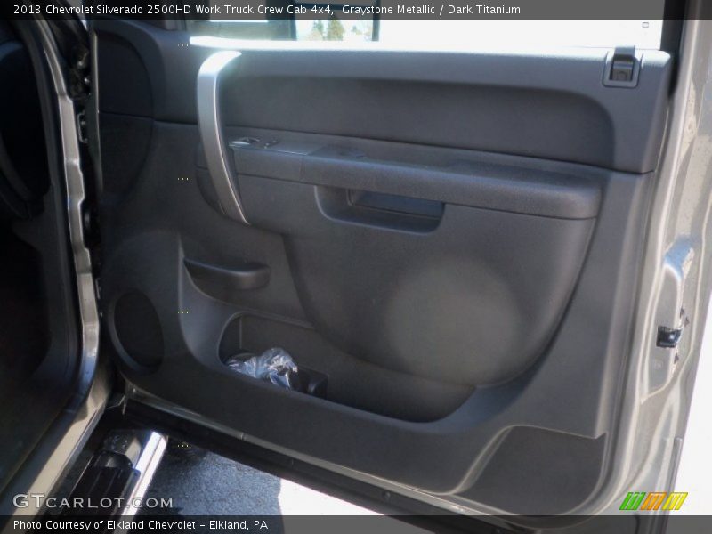 Graystone Metallic / Dark Titanium 2013 Chevrolet Silverado 2500HD Work Truck Crew Cab 4x4