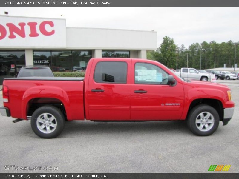 Fire Red / Ebony 2012 GMC Sierra 1500 SLE XFE Crew Cab