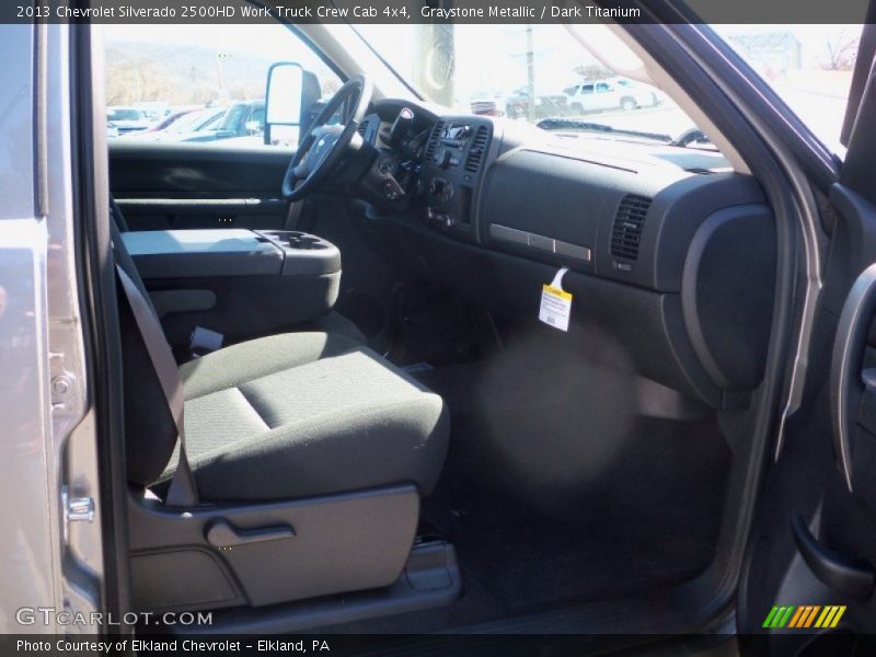 Graystone Metallic / Dark Titanium 2013 Chevrolet Silverado 2500HD Work Truck Crew Cab 4x4