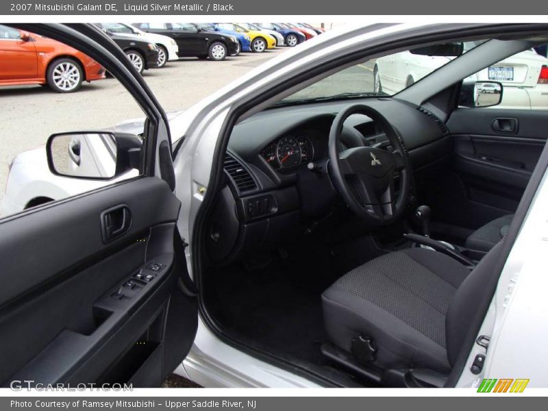 Liquid Silver Metallic / Black 2007 Mitsubishi Galant DE