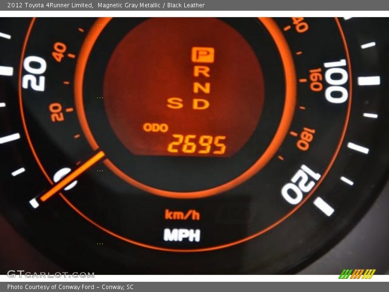 Magnetic Gray Metallic / Black Leather 2012 Toyota 4Runner Limited