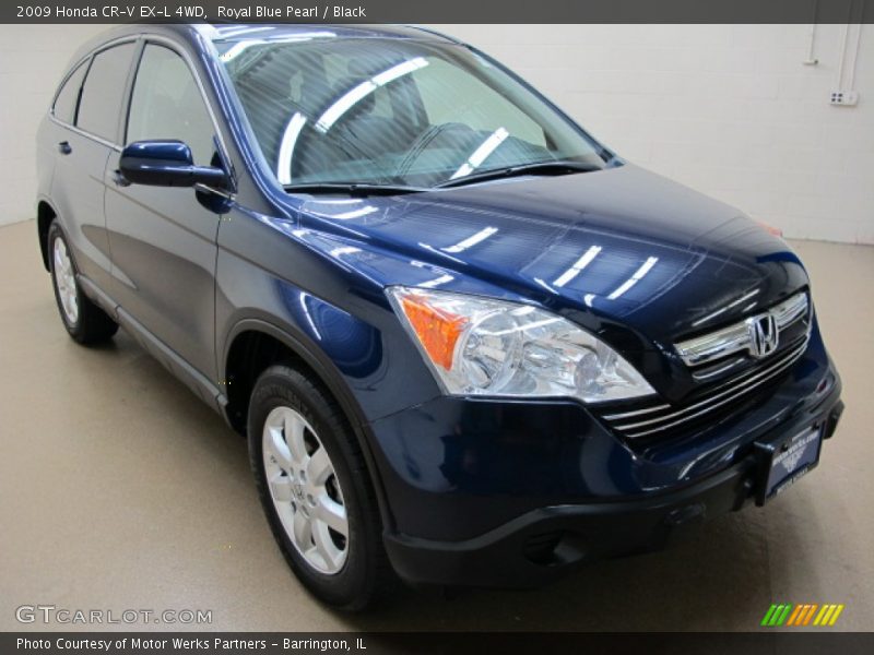 Royal Blue Pearl / Black 2009 Honda CR-V EX-L 4WD