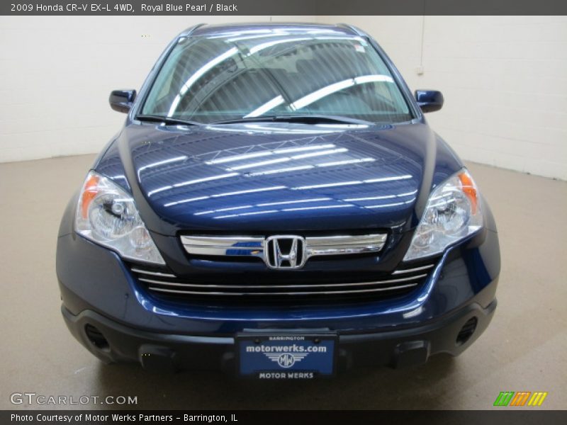 Royal Blue Pearl / Black 2009 Honda CR-V EX-L 4WD