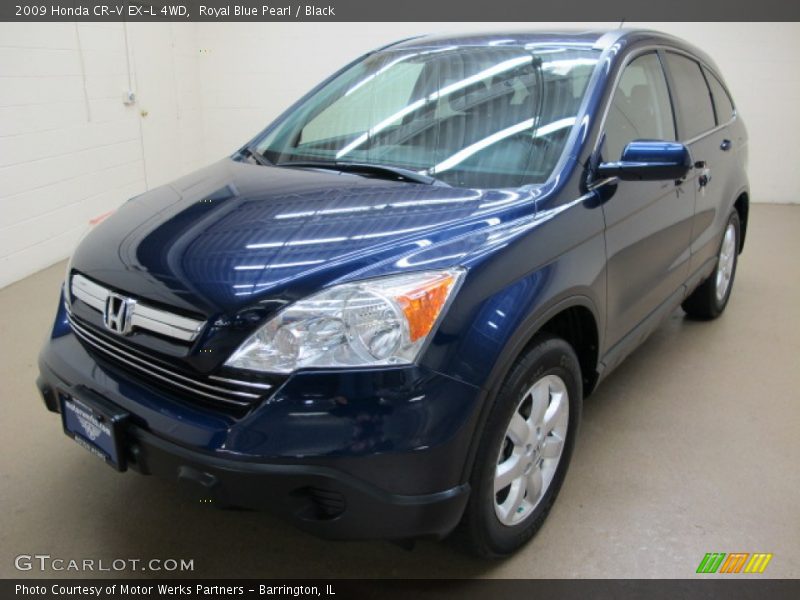 Royal Blue Pearl / Black 2009 Honda CR-V EX-L 4WD