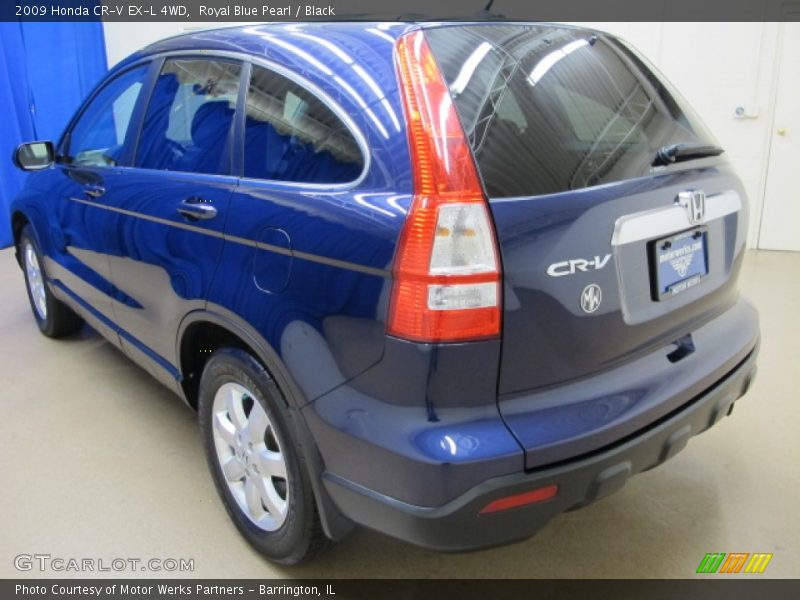 Royal Blue Pearl / Black 2009 Honda CR-V EX-L 4WD