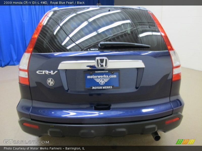Royal Blue Pearl / Black 2009 Honda CR-V EX-L 4WD