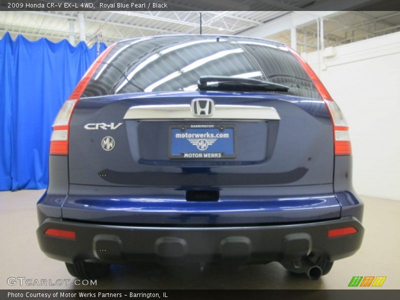 Royal Blue Pearl / Black 2009 Honda CR-V EX-L 4WD