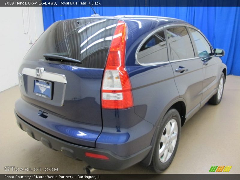 Royal Blue Pearl / Black 2009 Honda CR-V EX-L 4WD