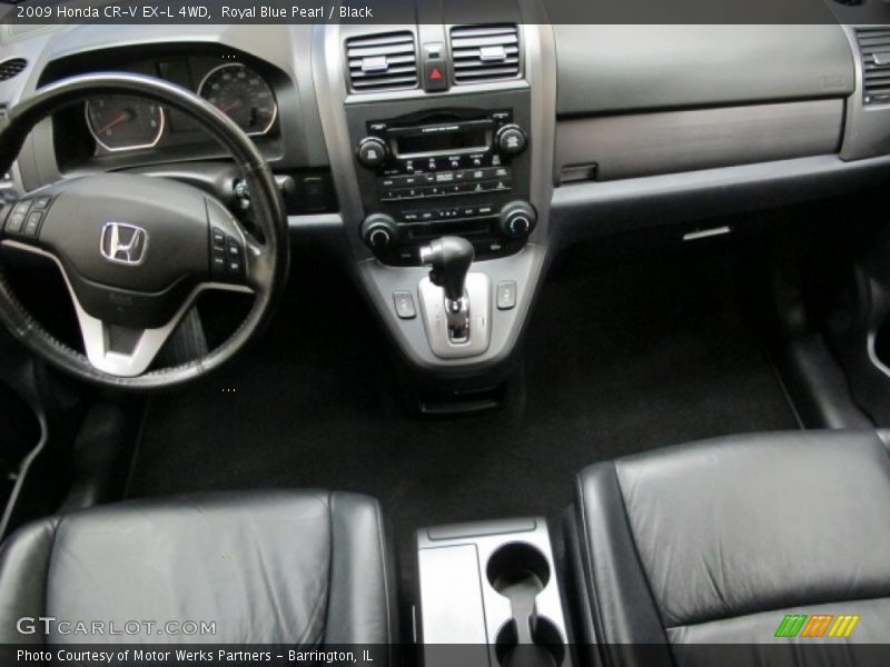 Royal Blue Pearl / Black 2009 Honda CR-V EX-L 4WD