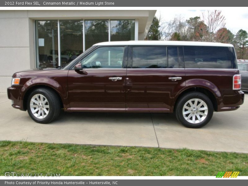 Cinnamon Metallic / Medium Light Stone 2012 Ford Flex SEL