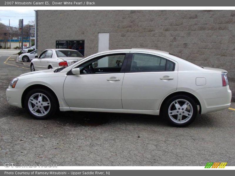 Dover White Pearl / Black 2007 Mitsubishi Galant ES