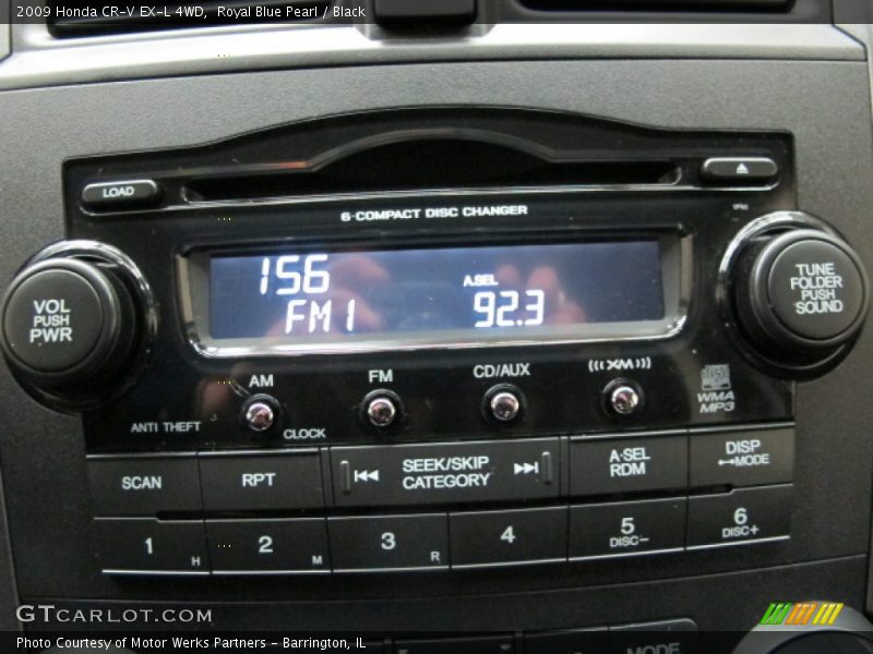 Royal Blue Pearl / Black 2009 Honda CR-V EX-L 4WD