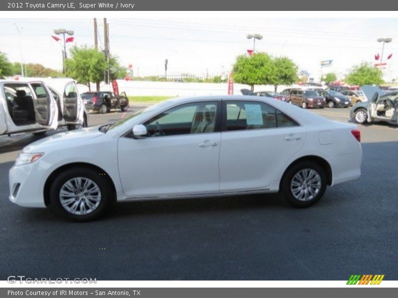 Super White / Ivory 2012 Toyota Camry LE