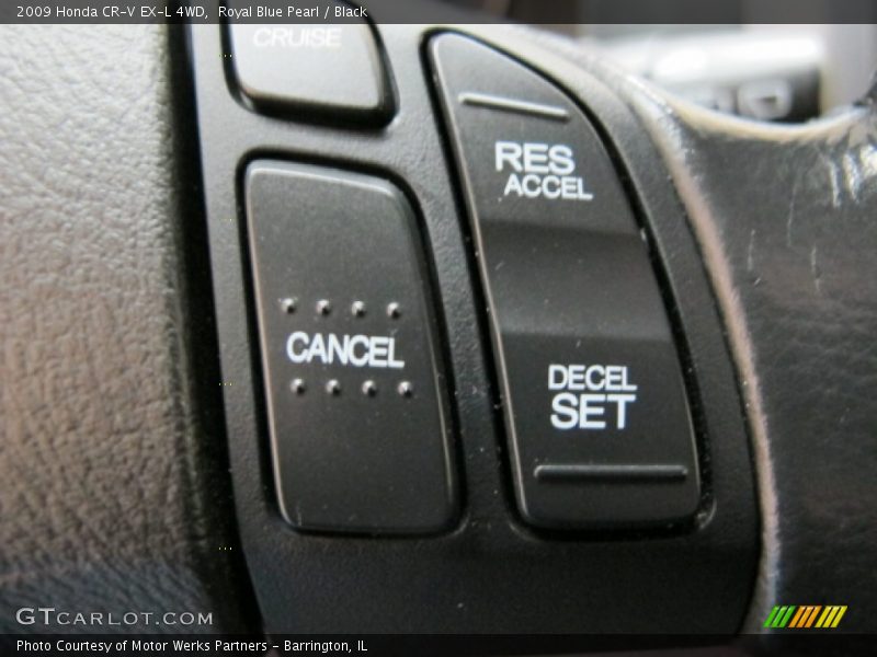 Royal Blue Pearl / Black 2009 Honda CR-V EX-L 4WD