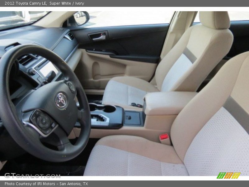 Super White / Ivory 2012 Toyota Camry LE