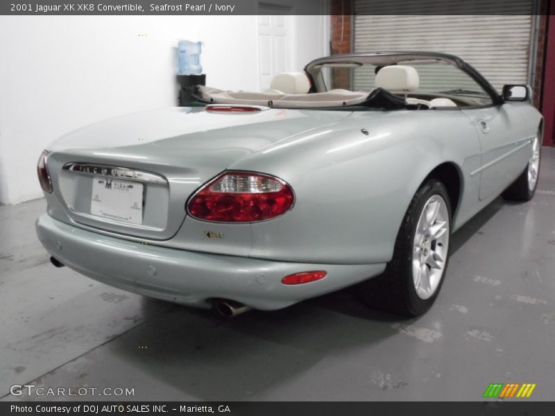 Seafrost Pearl / Ivory 2001 Jaguar XK XK8 Convertible